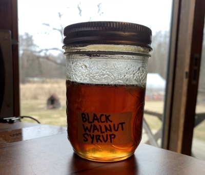 Black walnut syrup