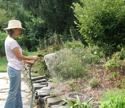 Hand watering