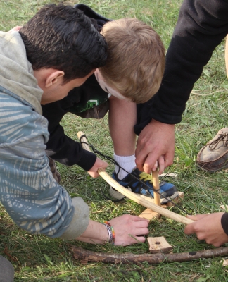 Common Ground Fair, fire making