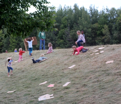 Common Ground Fair, grass slide