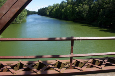 Green river, from cyanobacteria