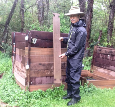 Compost bin board