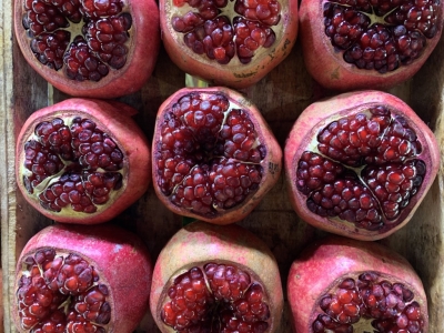 Pomegranate display, Israel