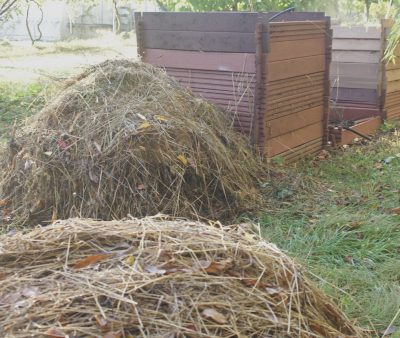 Haystacks and compost piles