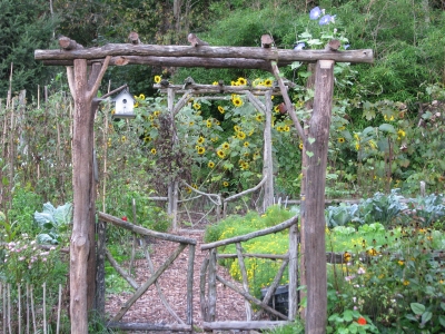 Garden entrance