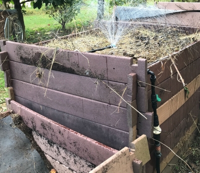 Compost sprinkler detail