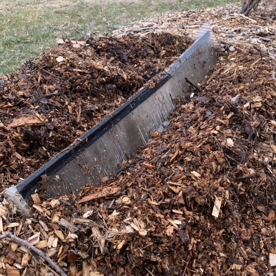 Fig tunnel partially uncovered