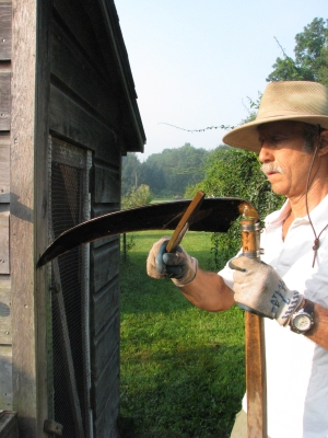 Sharpening the scythe