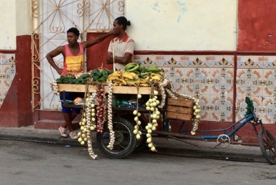 Cuba, where bananas are happy