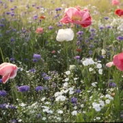 Meadow with poppies