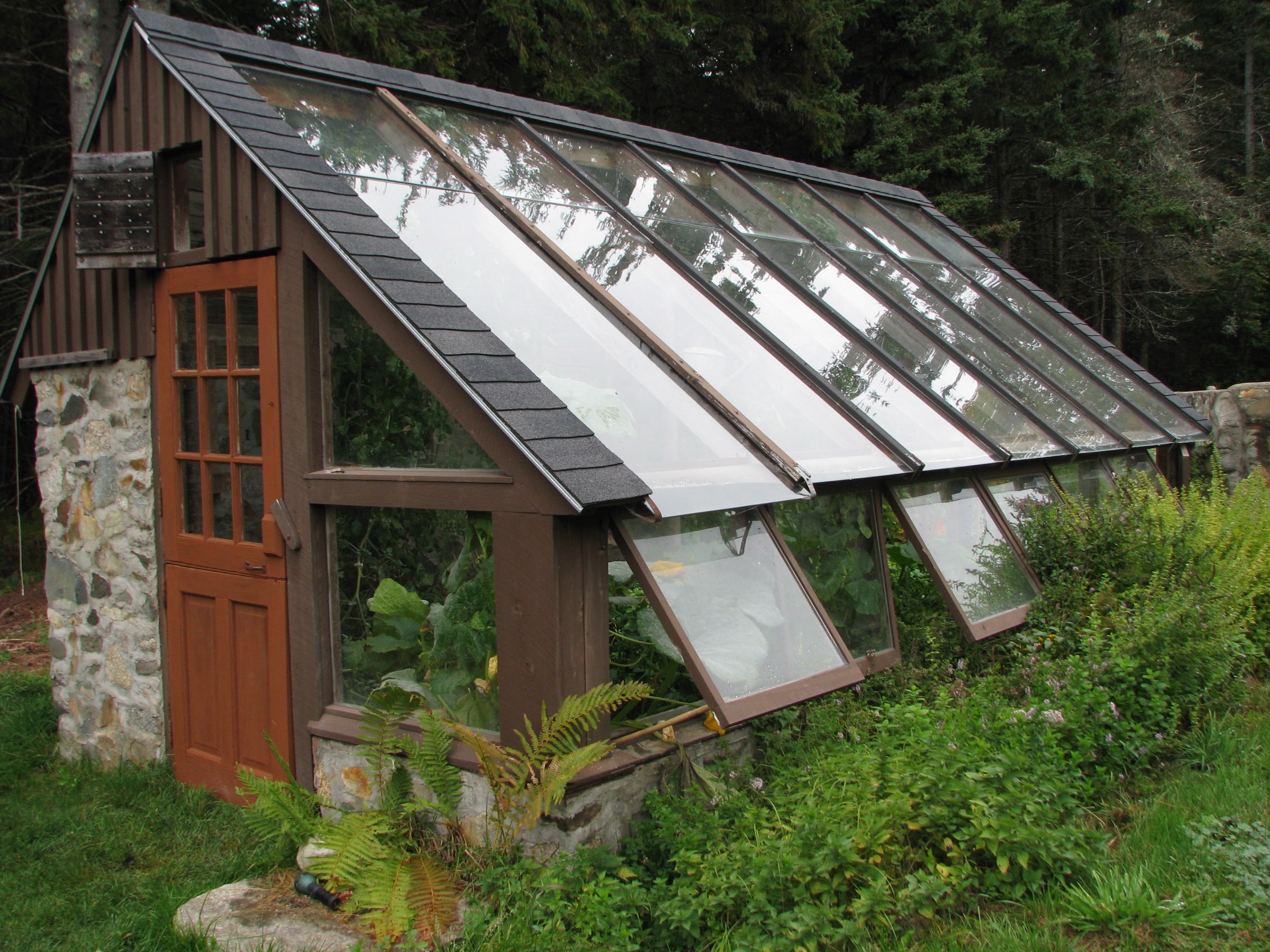 Forest farm greenhouse