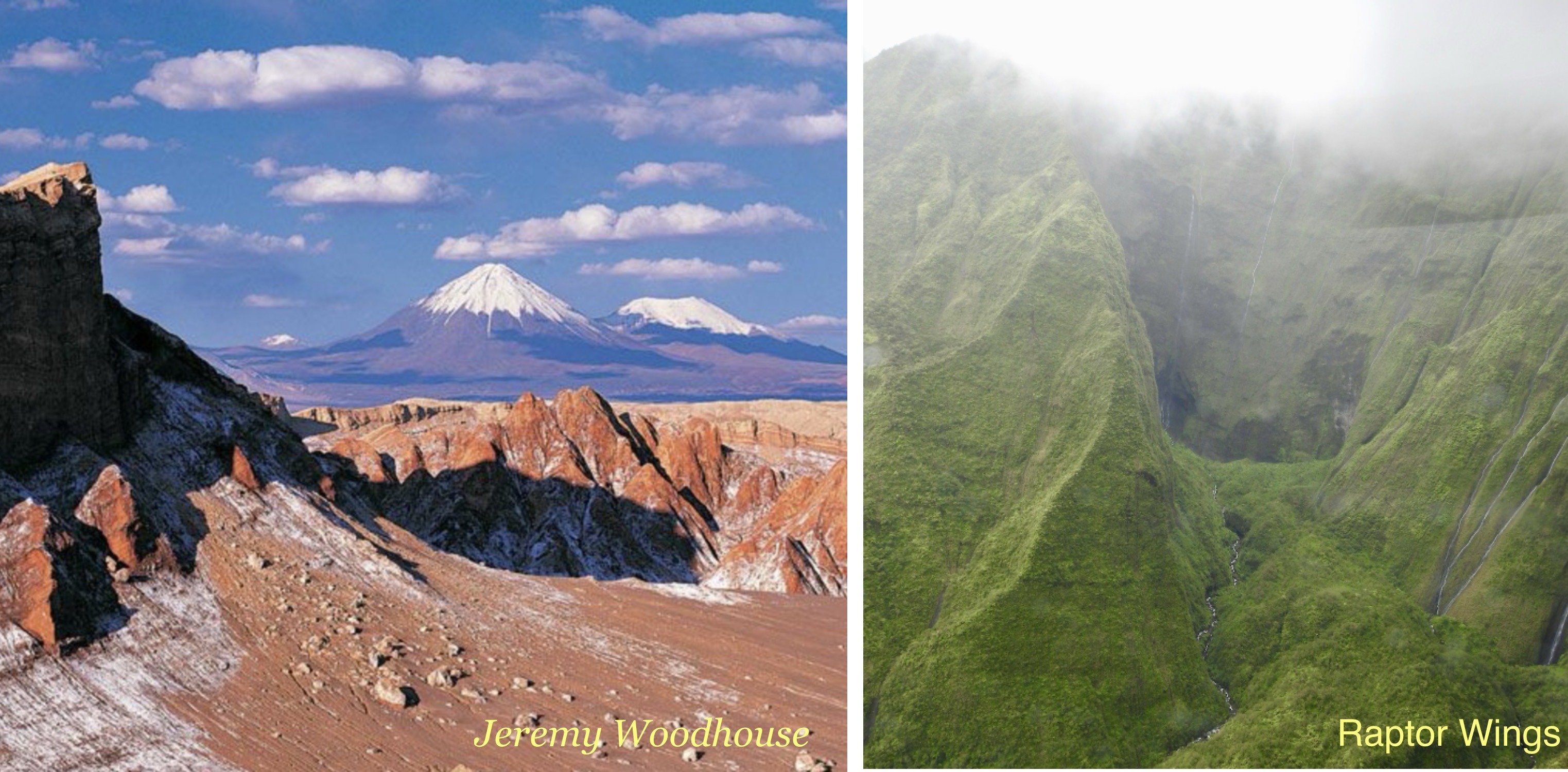 Arica and Mount Waialeale