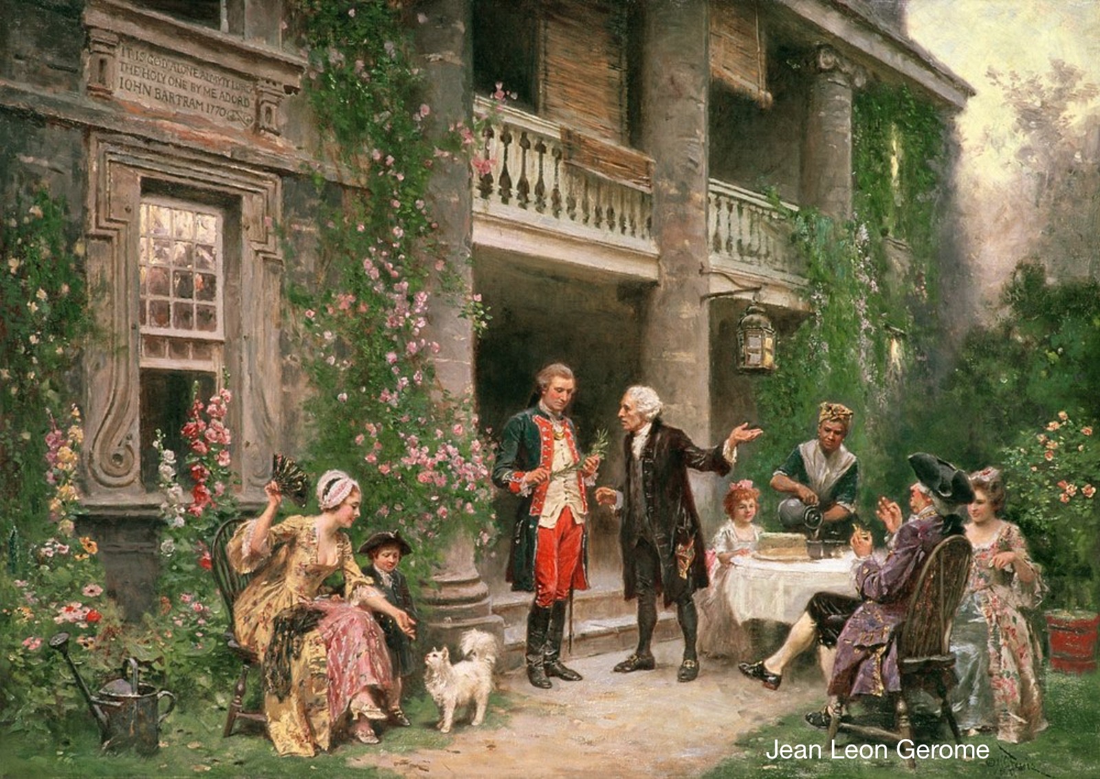 Washington visiting Bartram