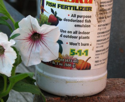 Fish fertilizer label