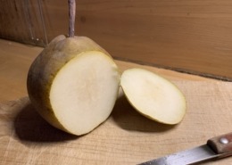 Passe Crasanne pear, ripe and ready for eating